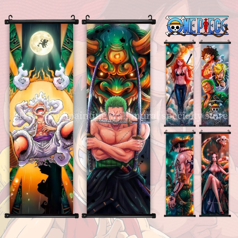 Home Improvement Furniture - One Piece Scroll Hanging Painting Character