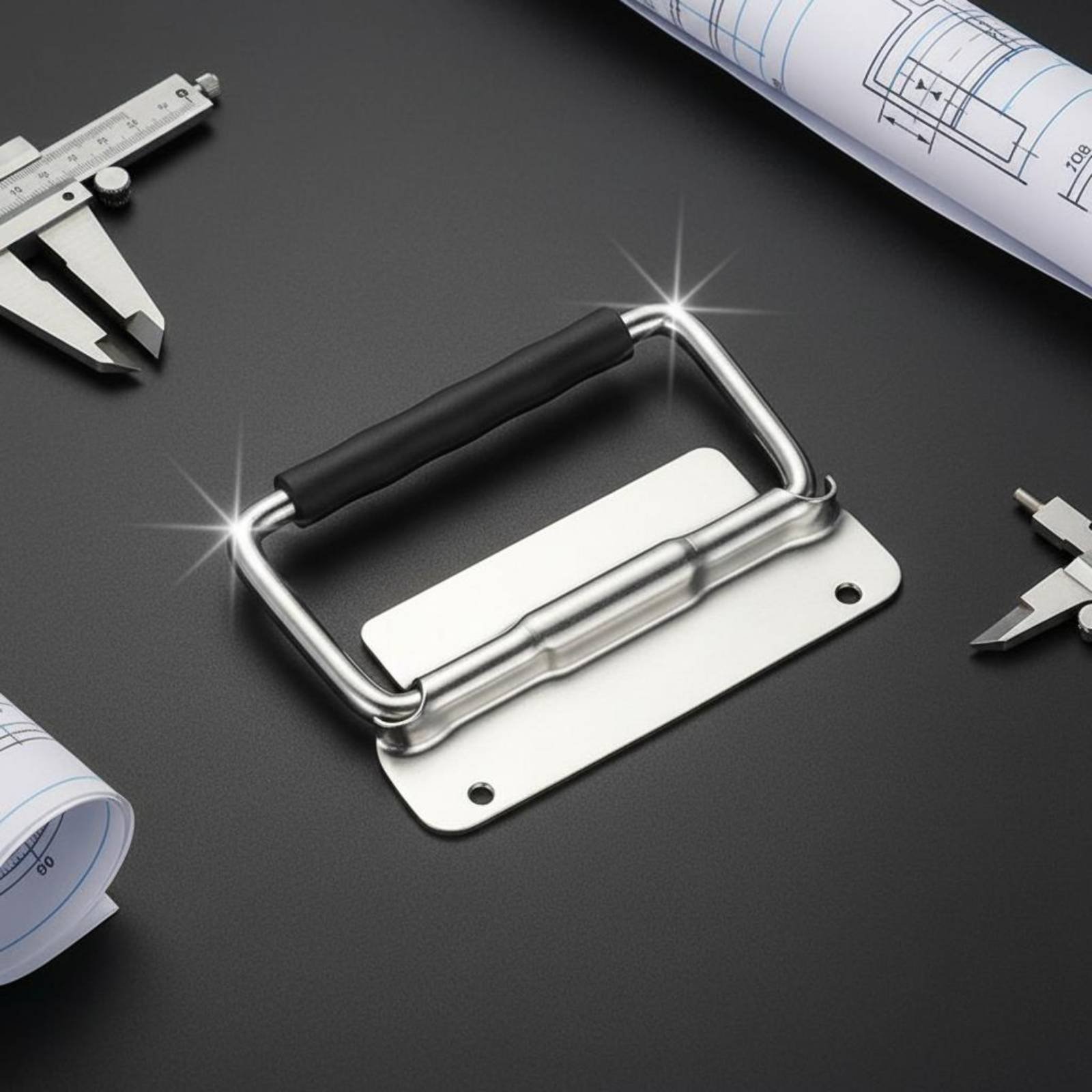 Cabinet Handle Pull - Stainless Steel Tool Case Handle Polished
