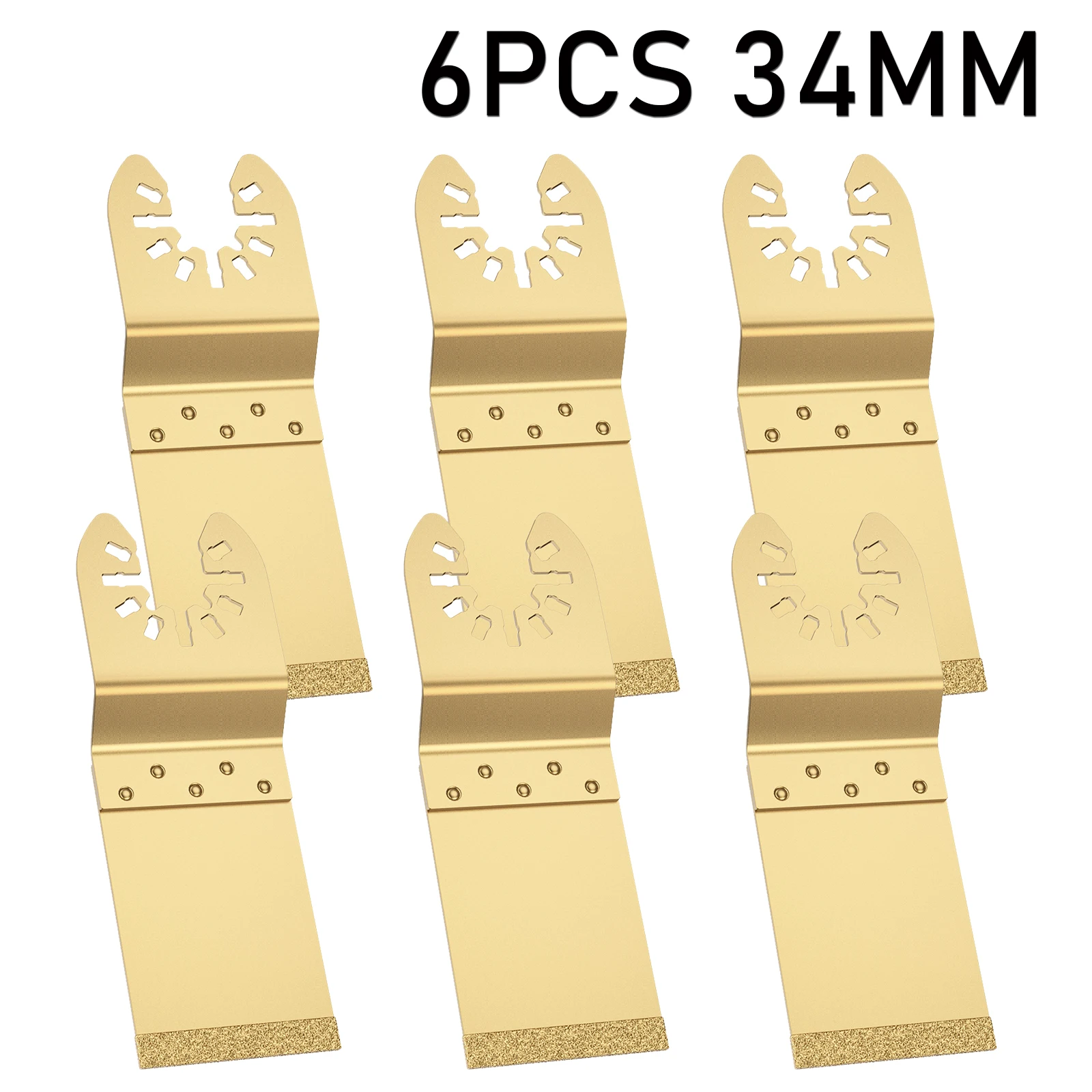 Grout Saw Removal - 6pcs Oscillating Saw Blades 1-3/8 inch
