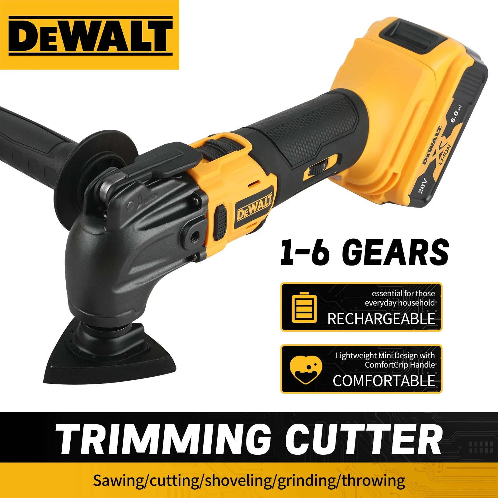 Grout Saw Removal - 2026 DEWALT 21V MAX Brushless Cordless