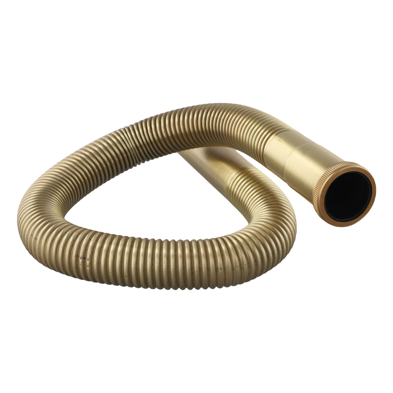 Home Improvement Us - 1pc Flexible Hose Brass Hose Siphon