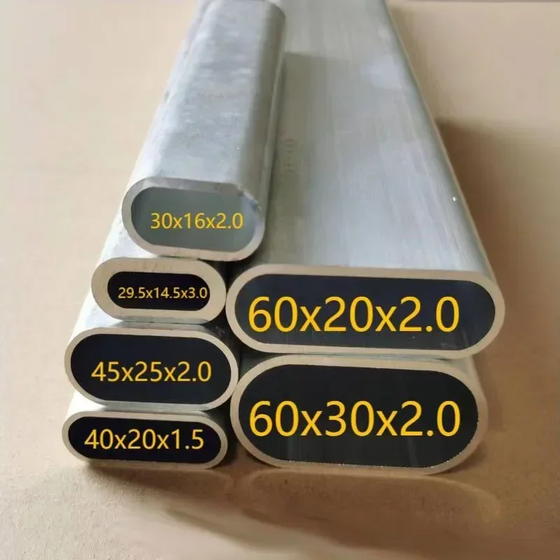 Home Improvement Youtube - Aluminum Alloy Hollow Oval Pipe Flat
