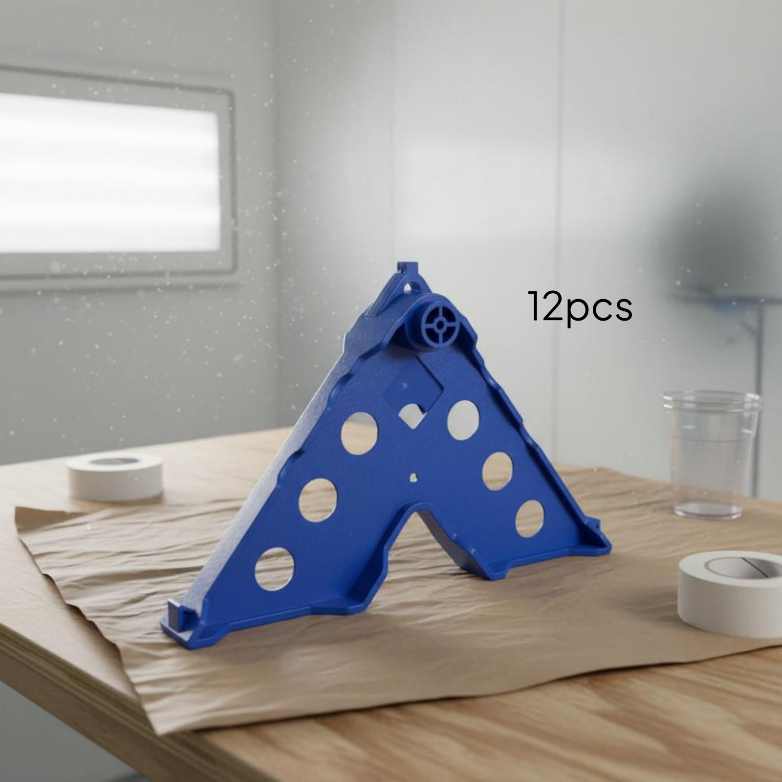 Home Improvement Us - 3 Pieces Pyramid Paint Stand Elevates
