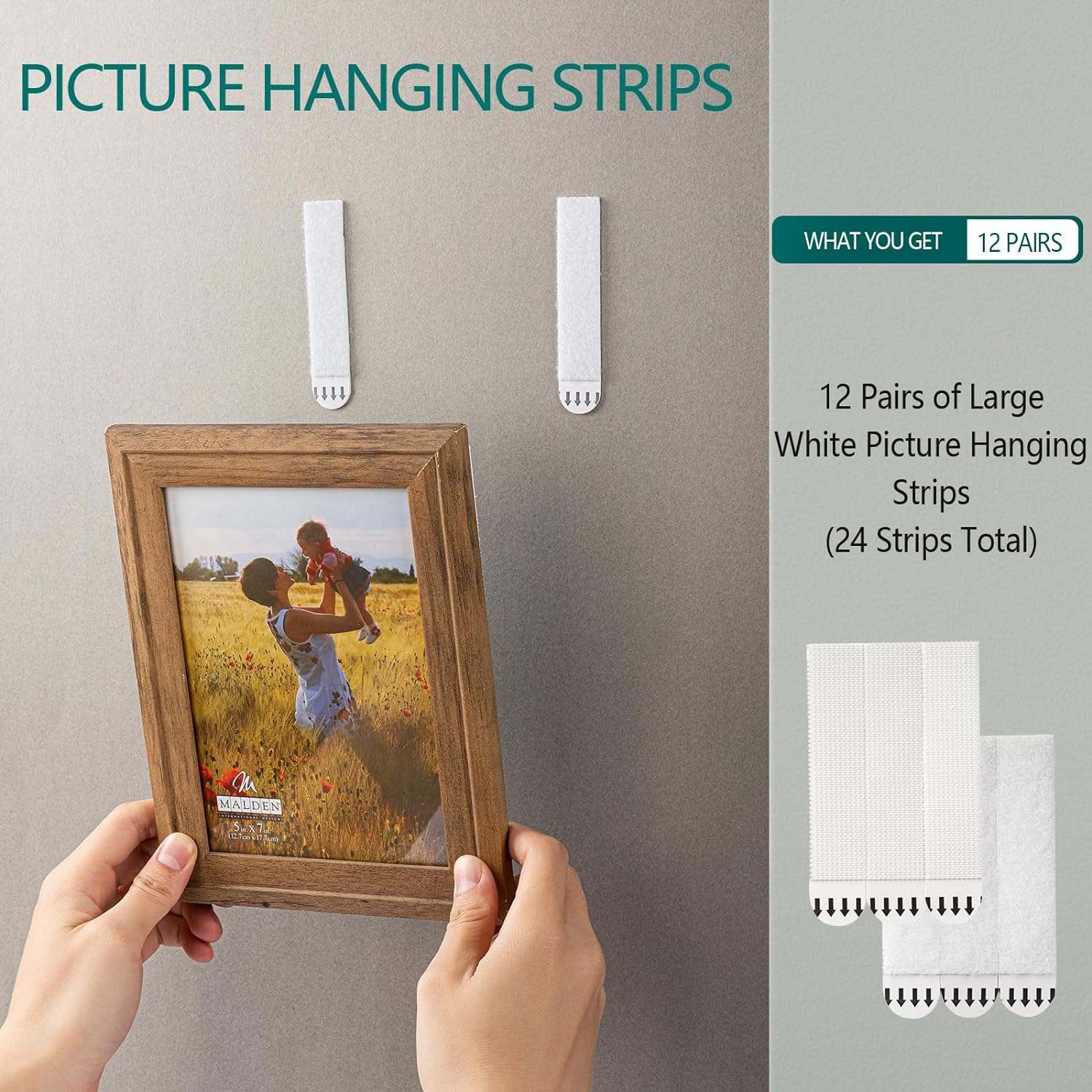 Picture Hanging Strip - Self Adhesive Double-sided Tape For Wall
