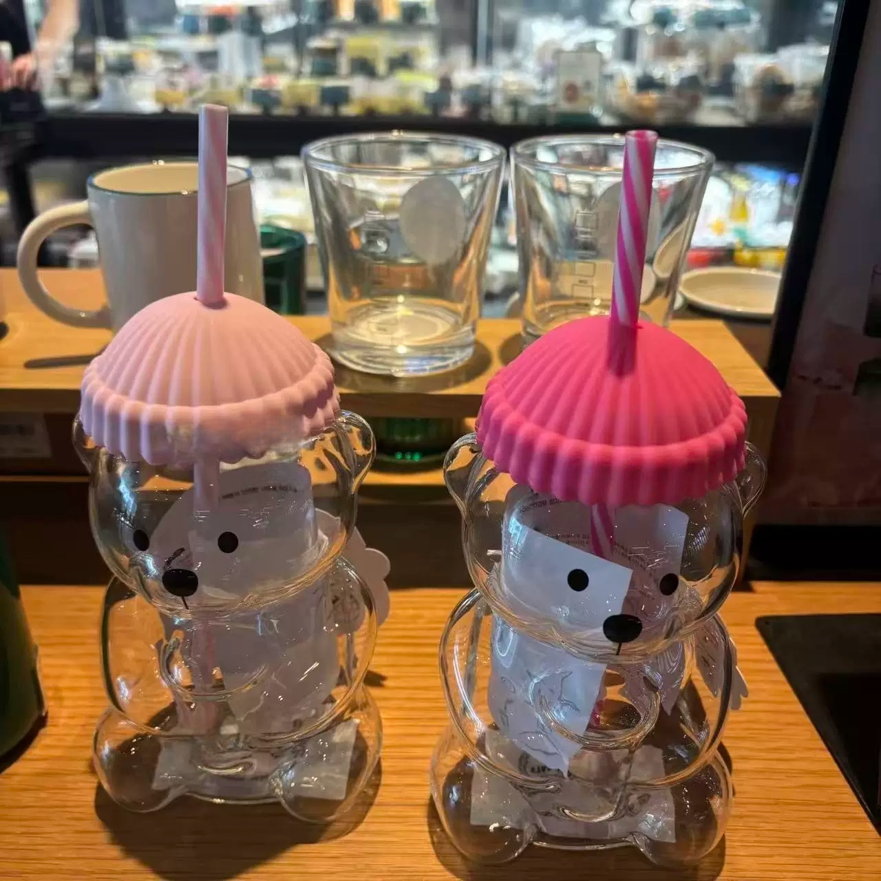 Bk Bear Shaped Glass Straw Cup - огляд і ціна Home Improvement Furniture