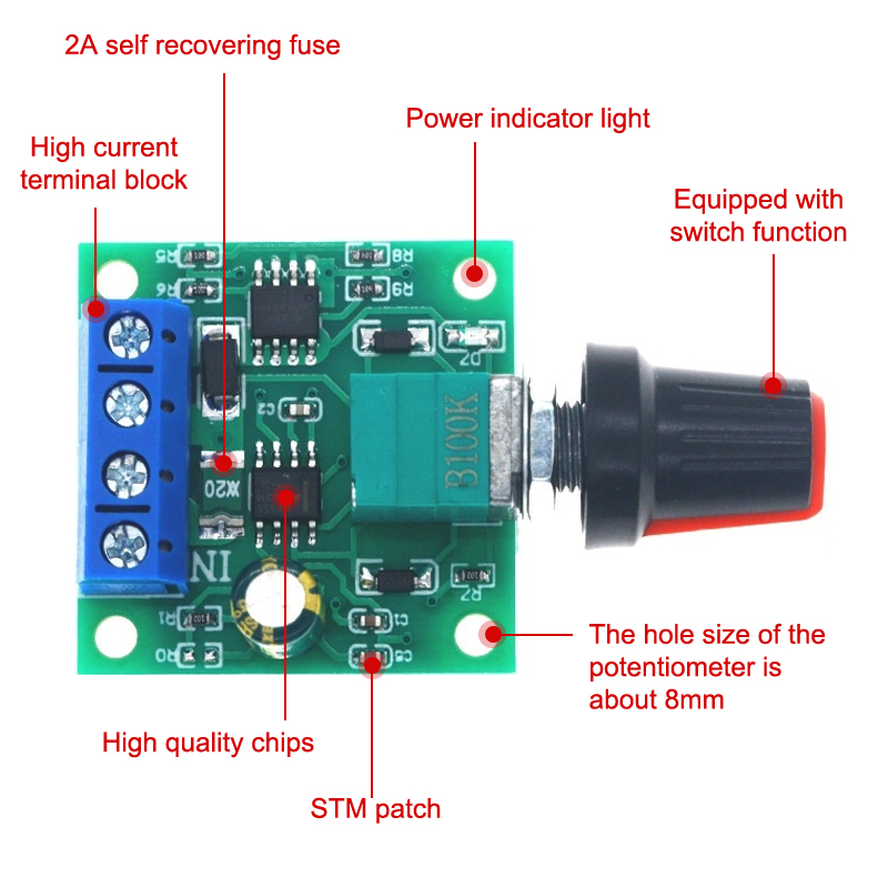 1Pcs Adjustable Speed DC Motor - огляд і ціна Home Improvement Us