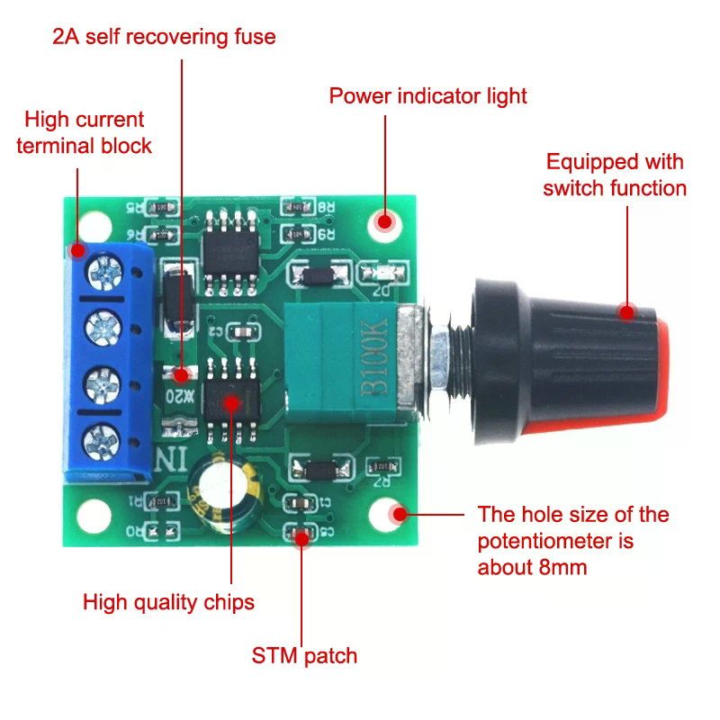 1Pcs Adjustable Speed DC Motor - огляд і ціна Home Improvement Us