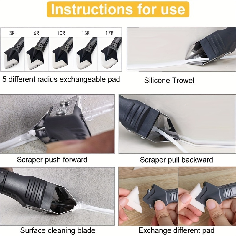 3 In 1 Silicone Scraper Sealan - огляд і ціна Grout Saw Removal