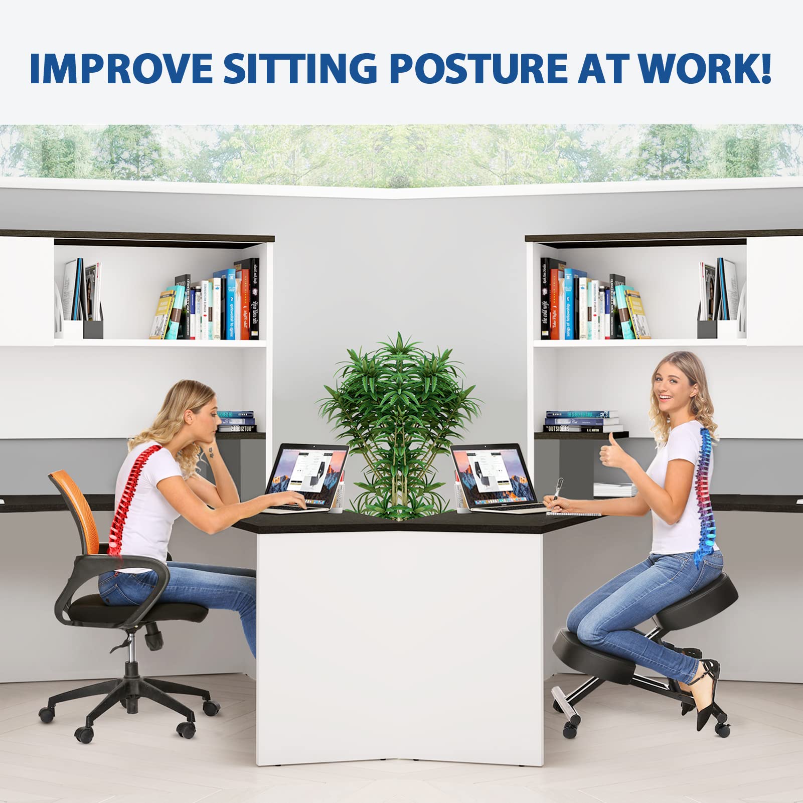 Kneeling Chair Ergonomic for O - огляд і ціна Home Improvement Us
