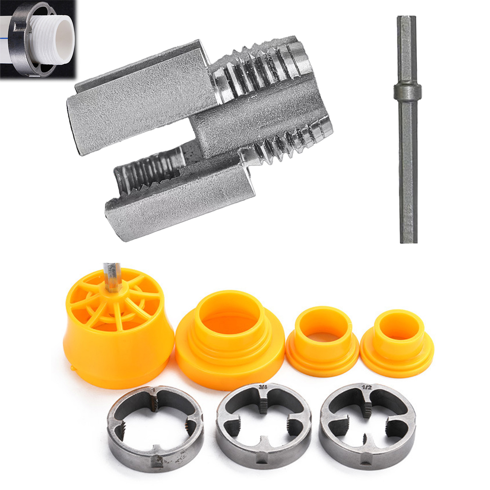 7pcs Pipe Threading Tool Profe - огляд і ціна Home Improvement Shows