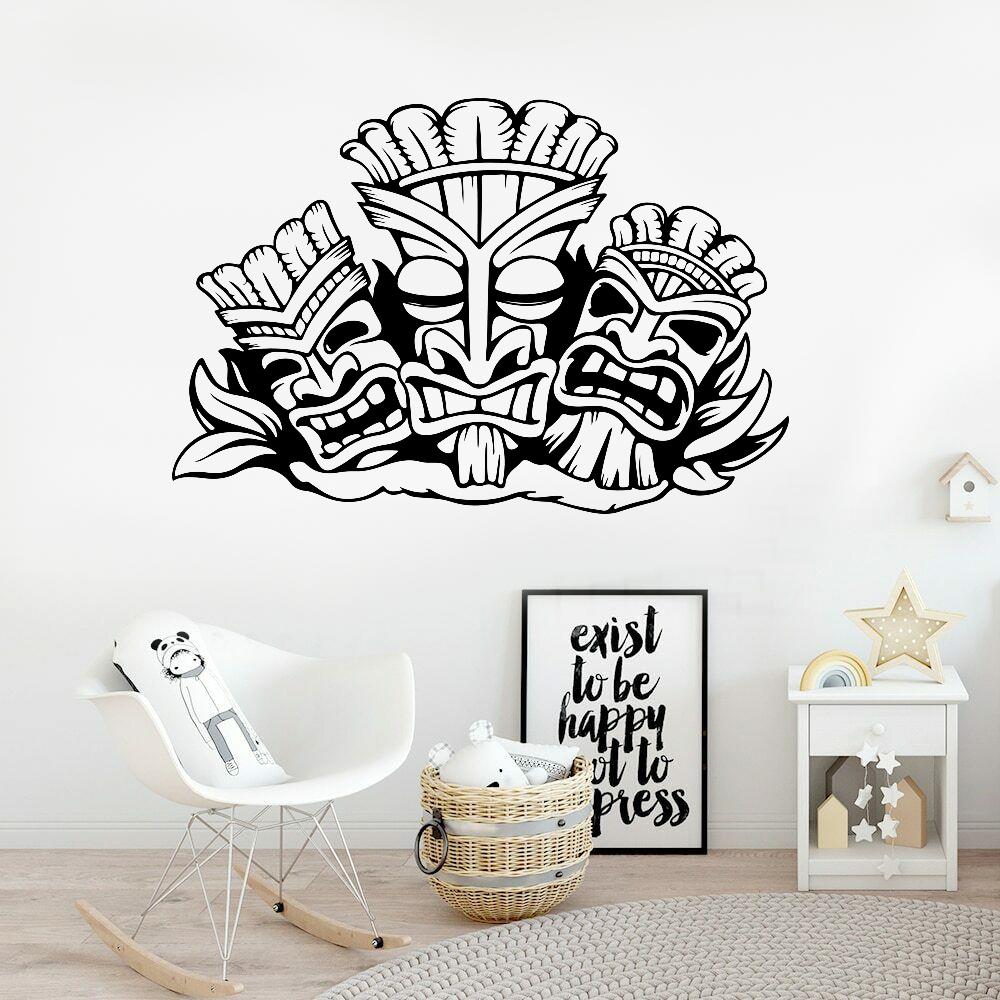 Hawaiian Totem Wall Sticker Al - огляд і ціна Vinyl Floor Plank