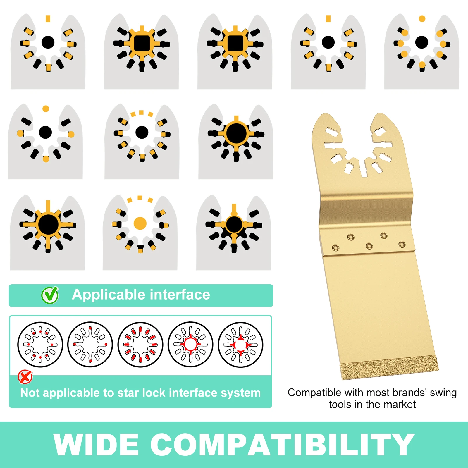 6pcs Oscillating Saw Blades 1- - огляд і ціна Grout Saw Removal