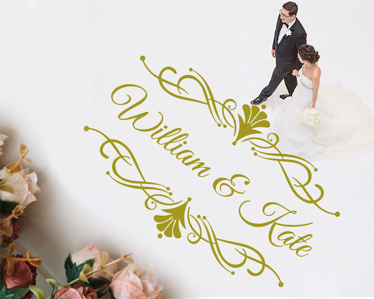 Personalized Name Wedding Danc - огляд і ціна Vinyl Floor Plank