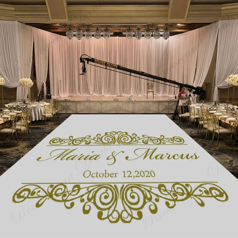 Custom Wedding Name & Date Mon - огляд і ціна Vinyl Floor Plank