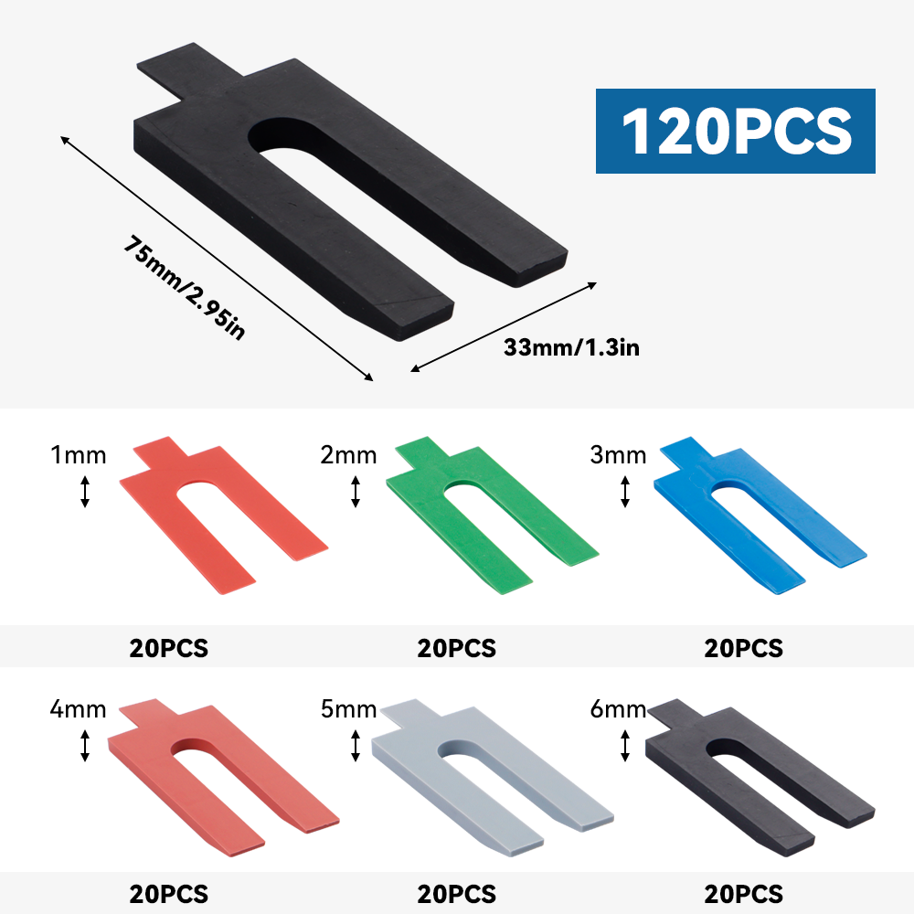 120PCS Reusable U-shape Cerami - огляд і ціна Tile Leveling Clip