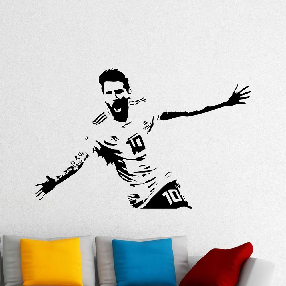 Messi Wall Decal Vinyl Sticker - огляд і ціна Vinyl Floor Plank