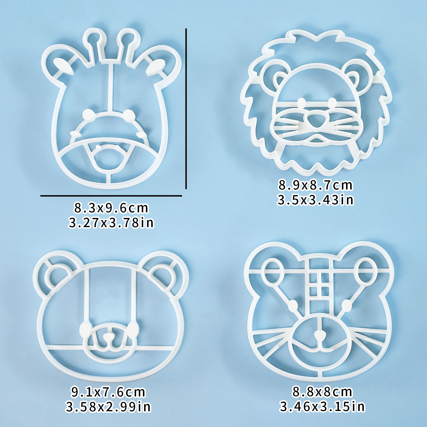 4 Pcs Animal Cookie Cutters Se - огляд і ціна Home Improvement Help
