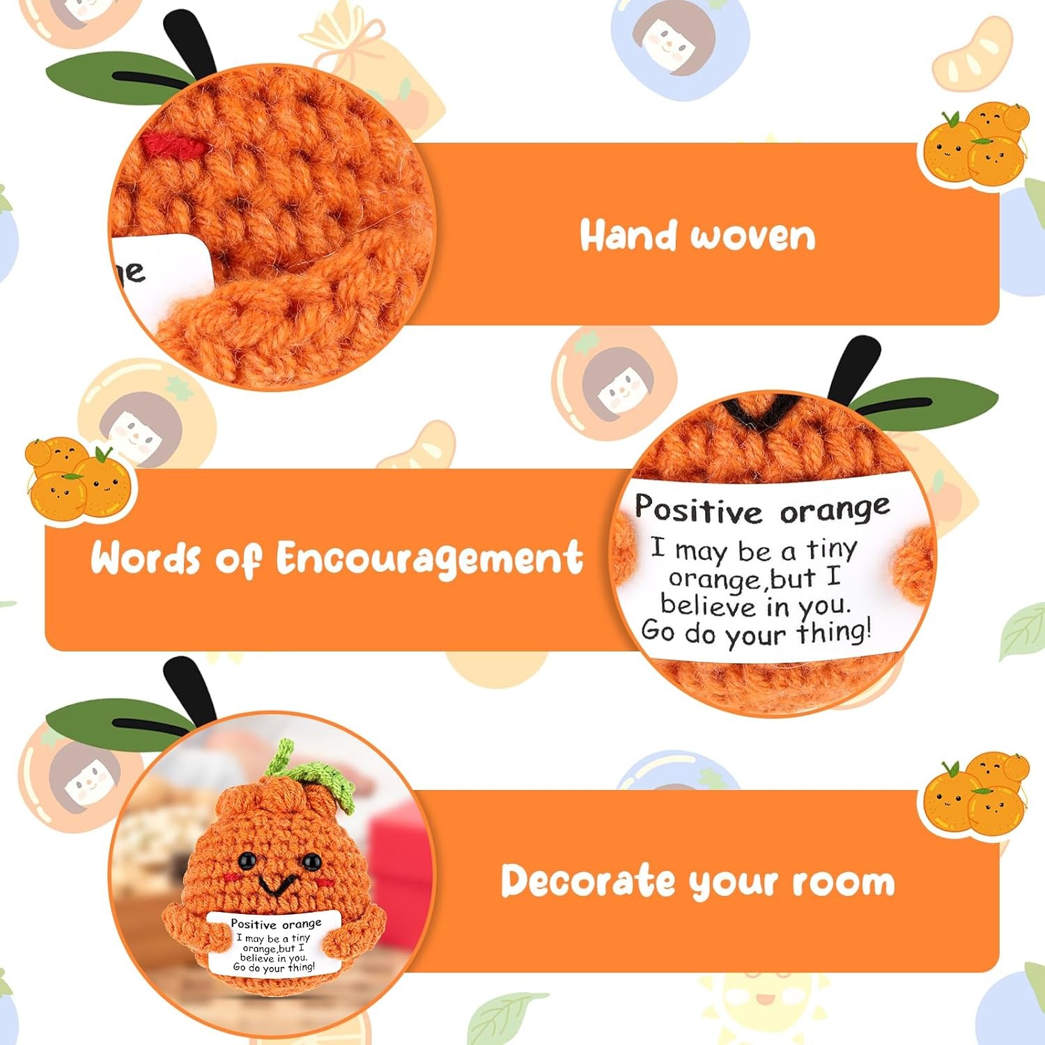 1pc Creative Crocheted Plush D - огляд і ціна Home Improvement Furniture