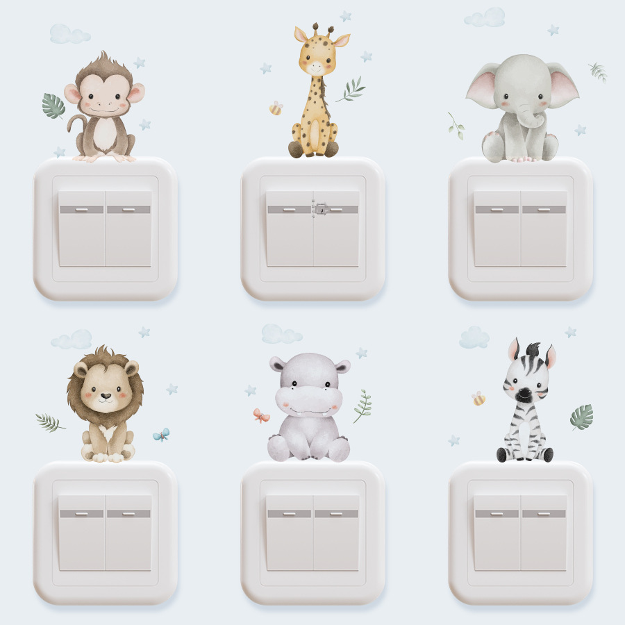 Cartoon Animals Switch Wall St - огляд і ціна Vinyl Floor Plank