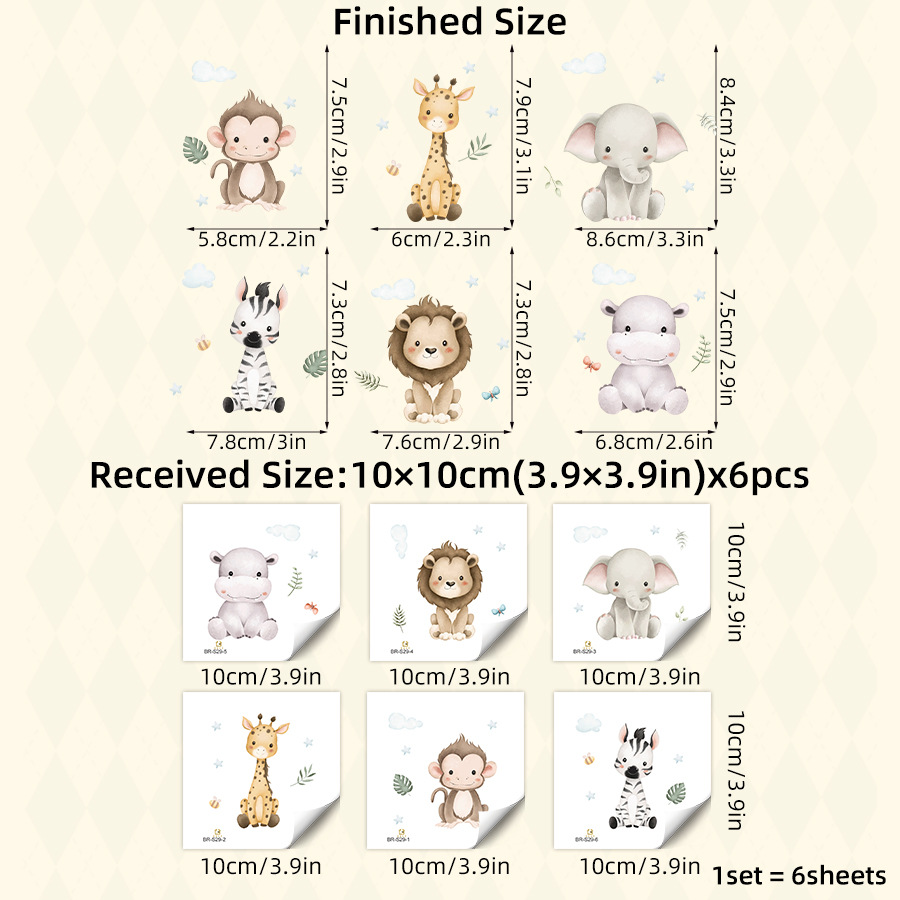 Cartoon Animals Switch Wall St - огляд і ціна Vinyl Floor Plank