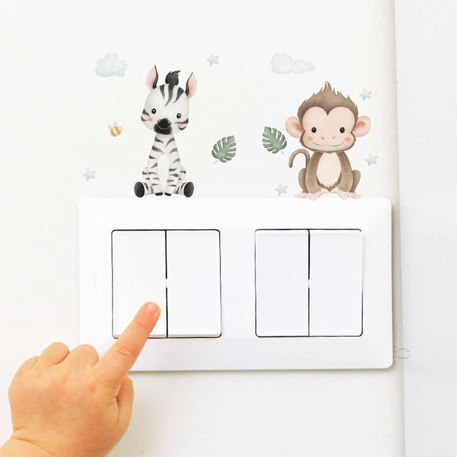Cartoon Animals Switch Wall St - огляд і ціна Vinyl Floor Plank
