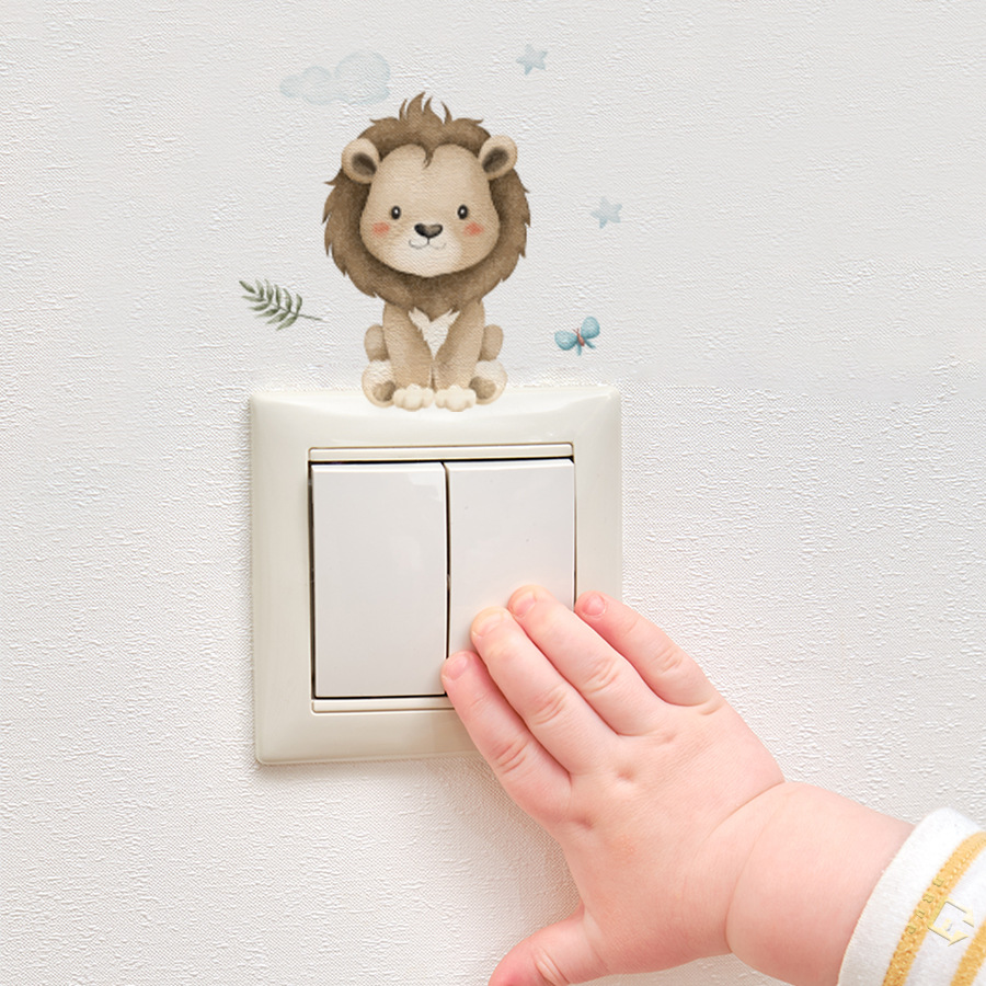 Cartoon Animals Switch Wall St - огляд і ціна Vinyl Floor Plank