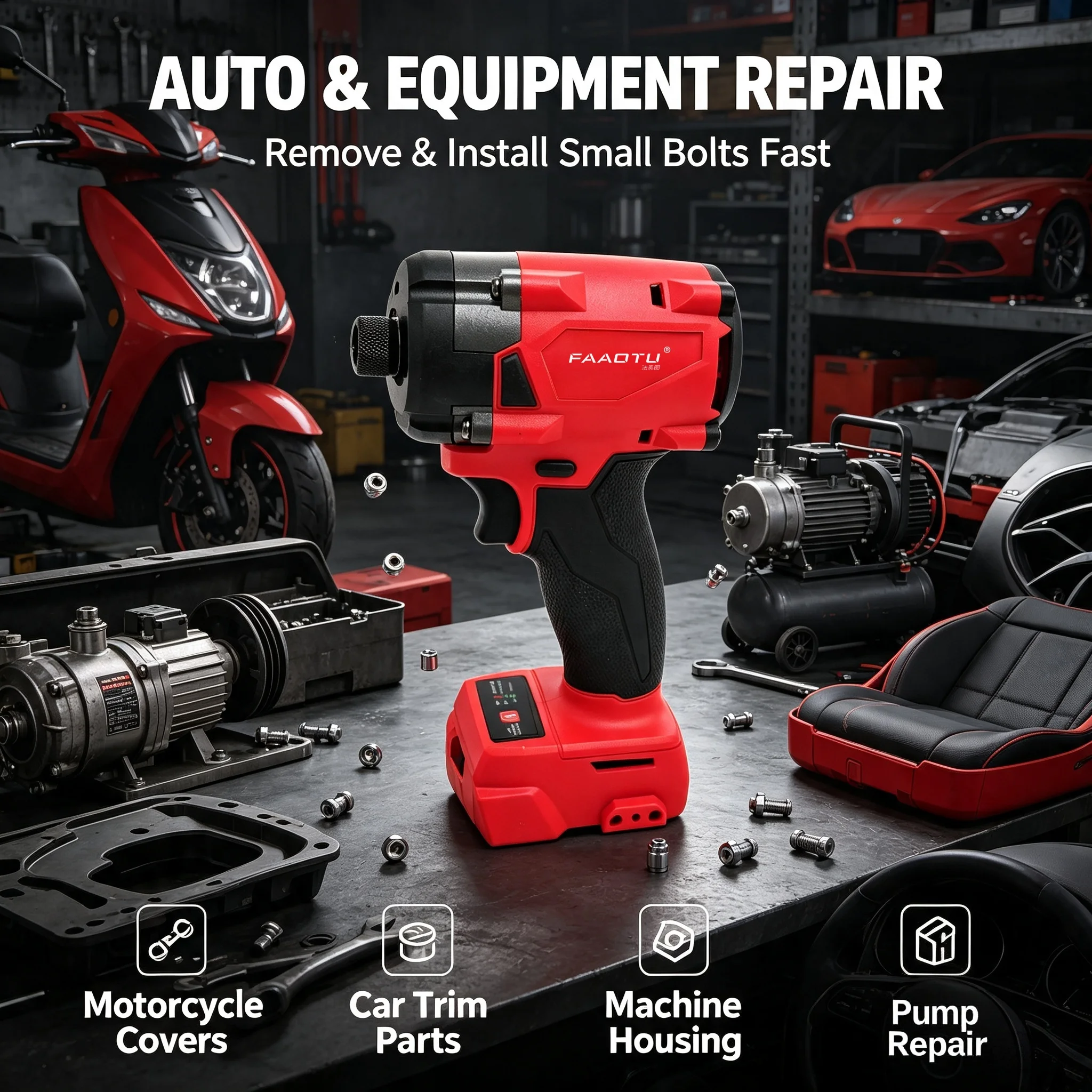 FAAOTU 18V Cordless Electric S - огляд і ціна Home Improvement Us