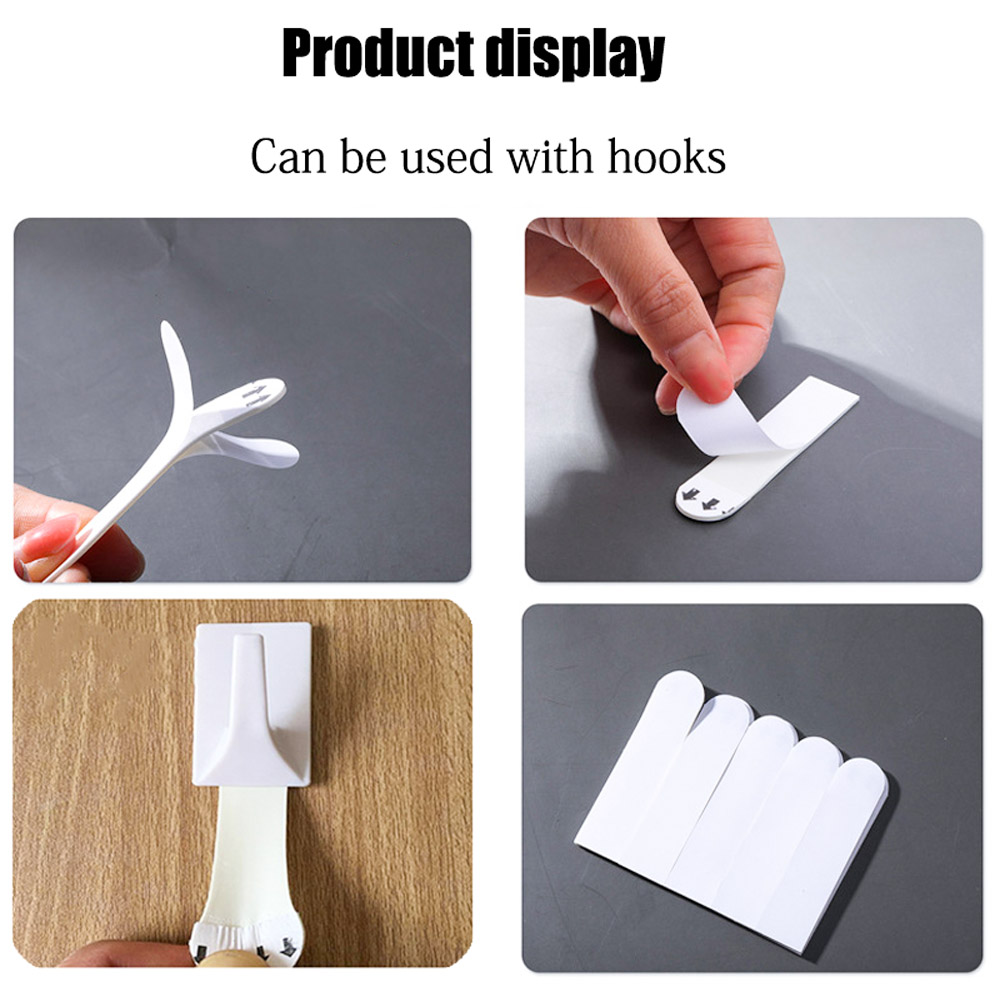 10PCS Double-Sided Self-Adhesi - огляд і ціна Picture Hanging Strip