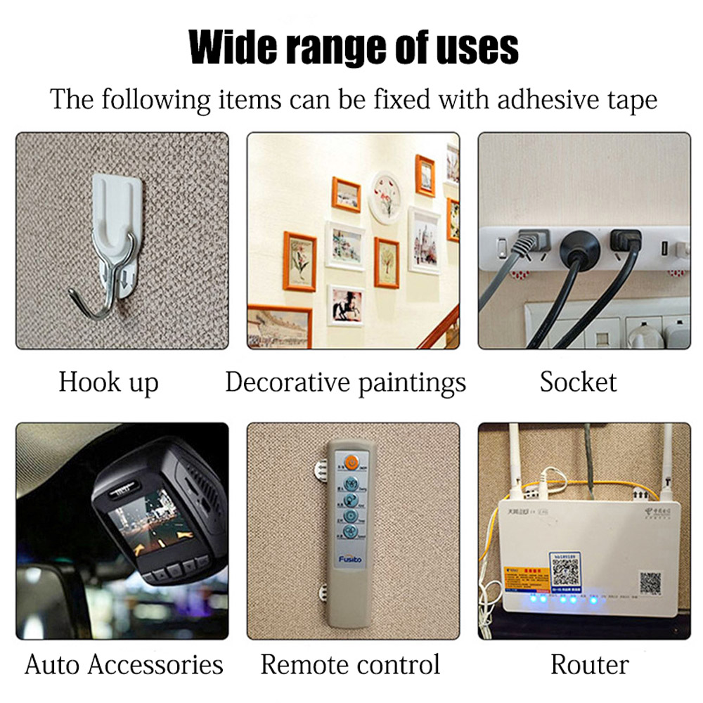 10PCS Double-Sided Self-Adhesi - огляд і ціна Picture Hanging Strip