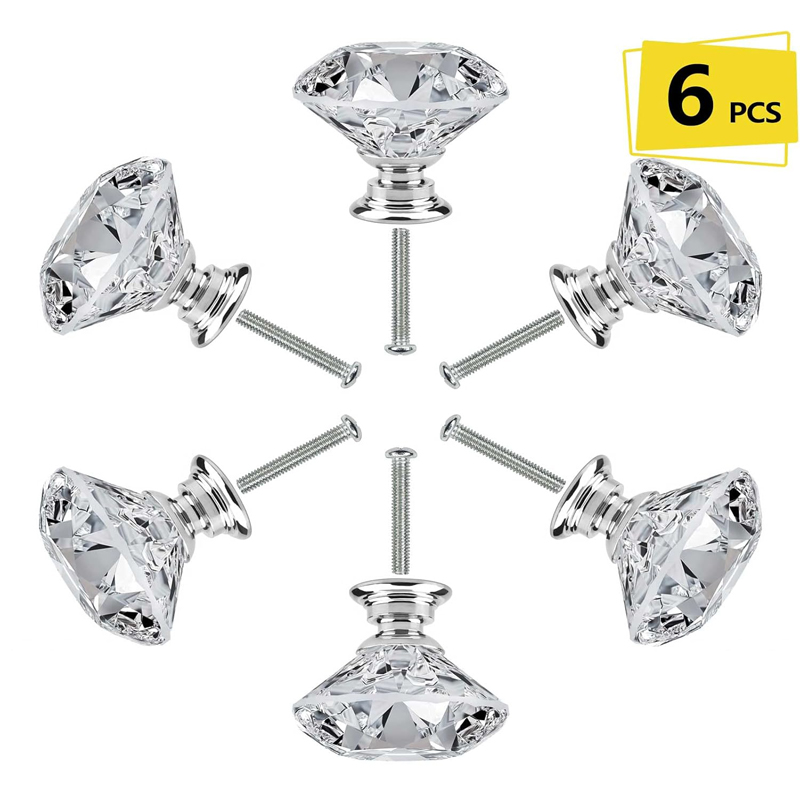 6Pcs Cabinet Knob with Screws  - огляд і ціна Cabinet Handle Pull