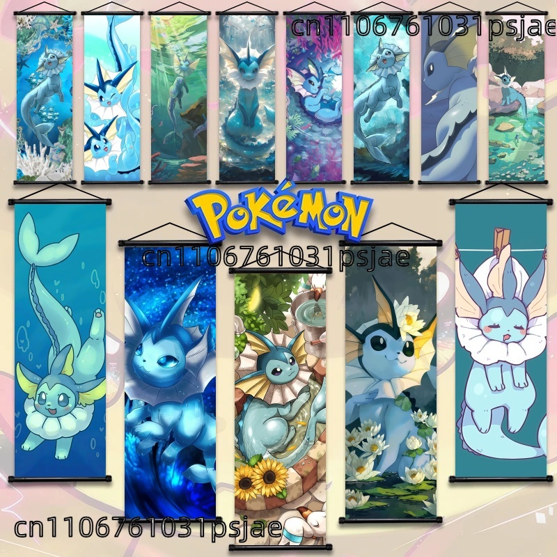 Vaporeon Pokémon Scroll Decora - огляд і ціна Home Improvement Furniture