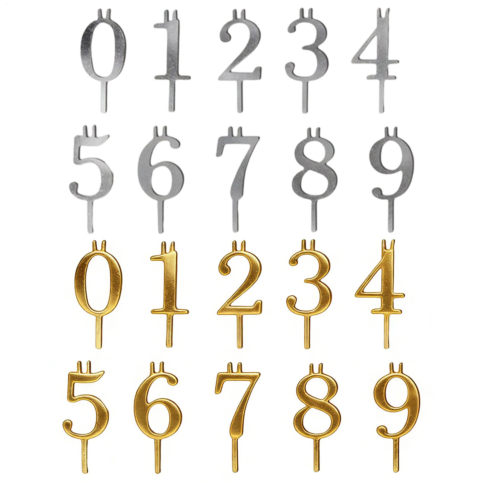10pcs 0-9 Number Cake Toppers  - огляд і ціна Home Improvement Help